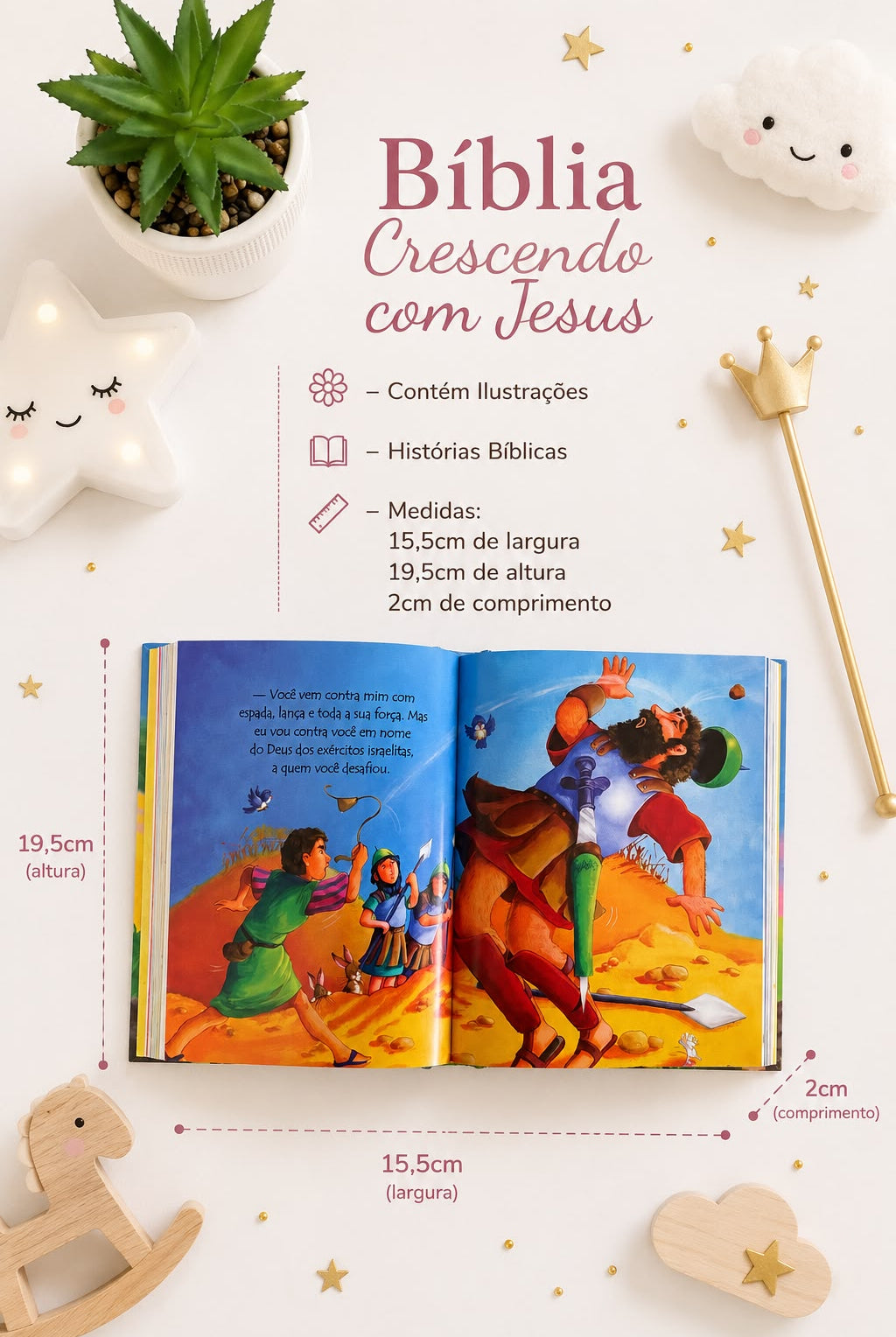 Bíblia Infantil Linho - Todo Dia com Meu Melhor Amigo — foto 3