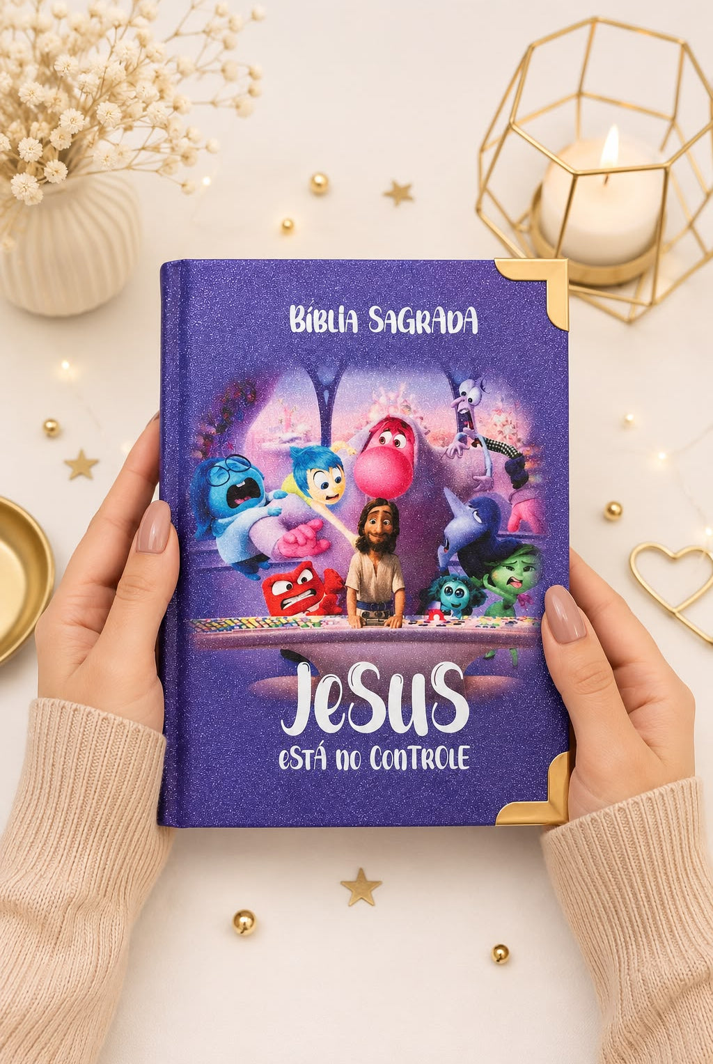 Bíblia Infantil Glitter Divertidamente