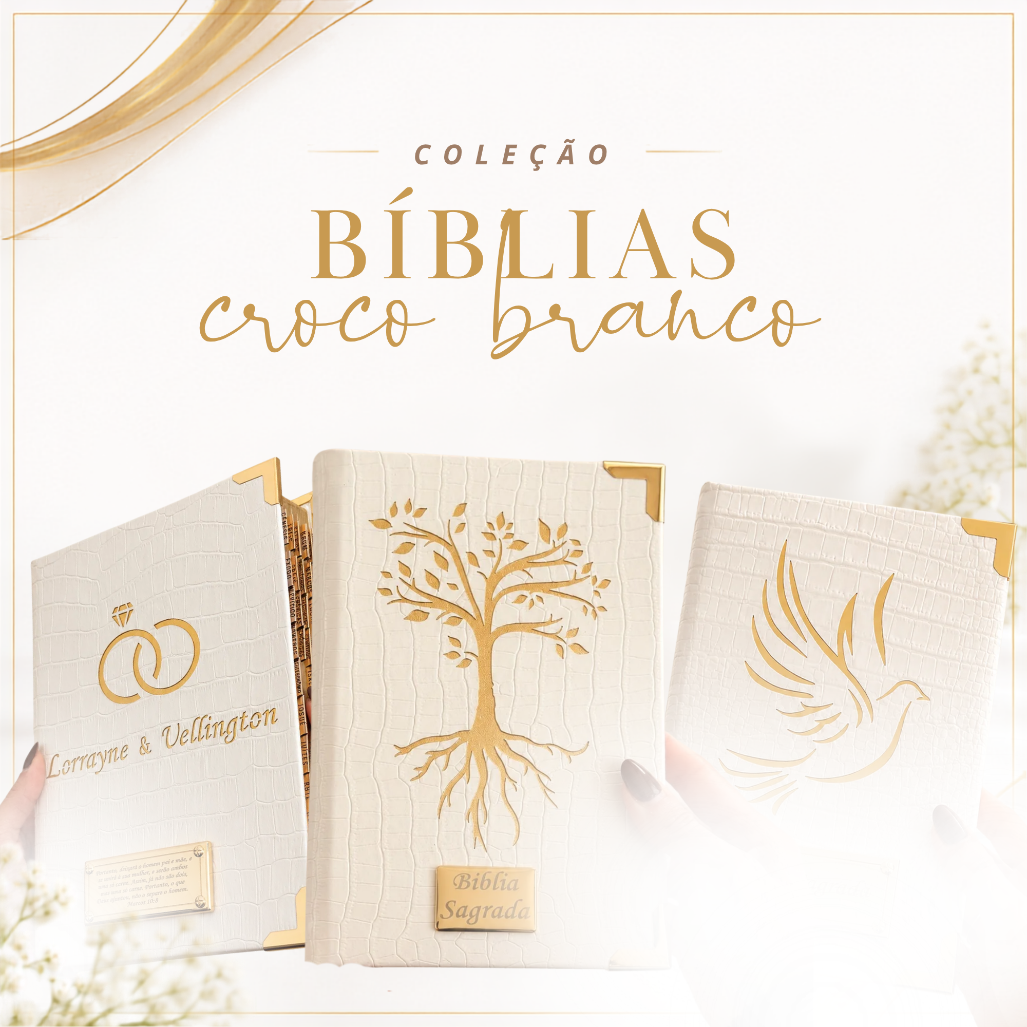 Coleção Croco Branco