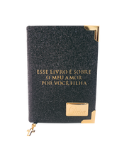 Bíblia Mar Negro Jey Jey - ESSE LIVRO É SOBRE MEU AMOR POR VOCÊ, FILHA