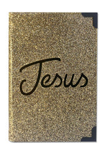 Bíblia Glitter Black and Gold com Nome Personalizado